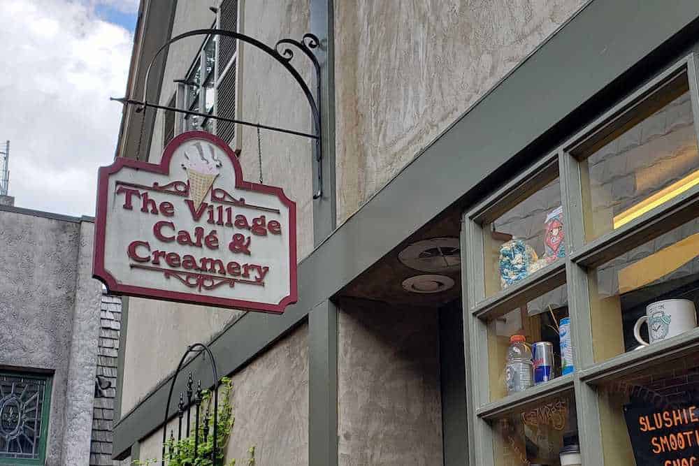 the village cafe and creamery in the village shops in gatlinburg