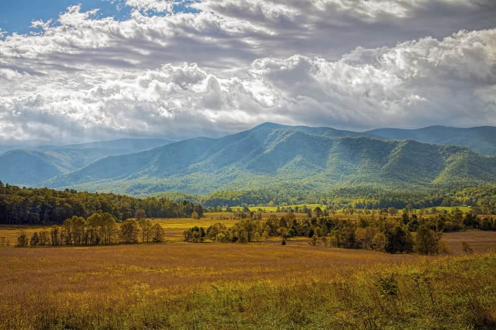 Beautiful picture of a mountain in Cades Cove.