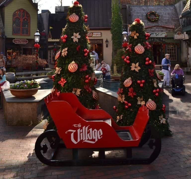 Christmas at The Village Shops - Hotels in Gatlinburg TN - Black Bear Inn &amp; Suites Gatlinburg Hotel