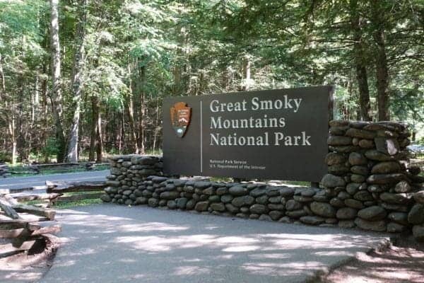 GSMNP Entrance sign