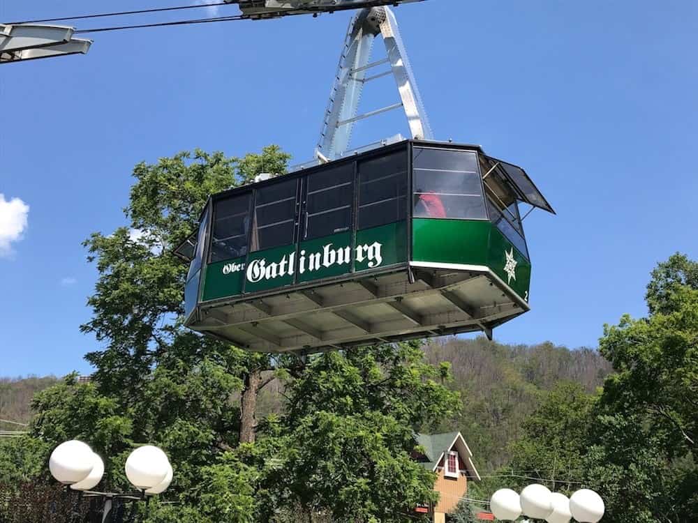 aerial tramway at ober gatlinburg