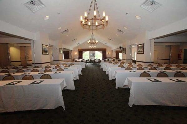 The event space at Black Bear Inn in Gatlinburg